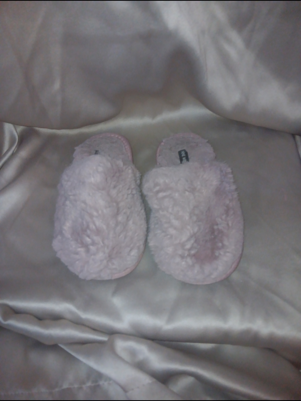 Nine West Pink Fuzzy Women's Slippers